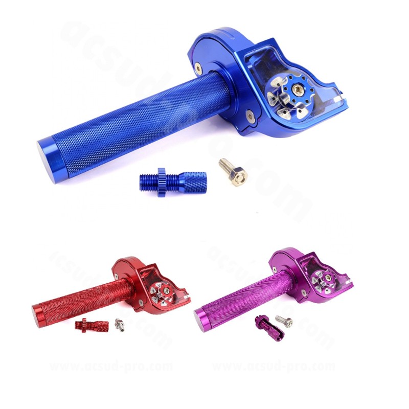 Universal 2-stroke throttle control in aluminium