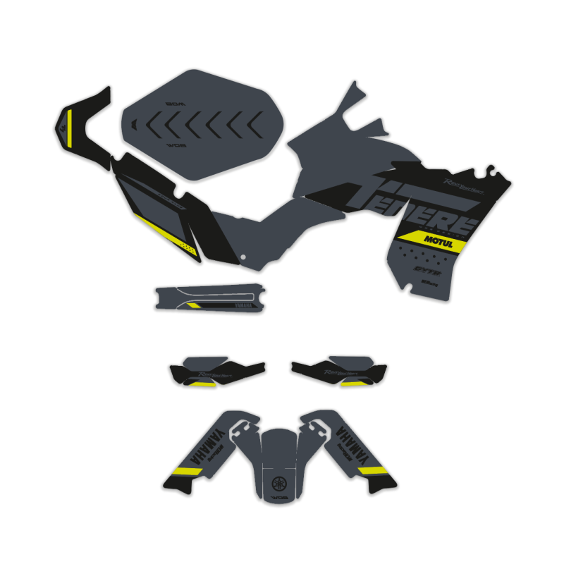 Kit Autocollants “Heritage Yellow” Yamaha Ténéré 700
