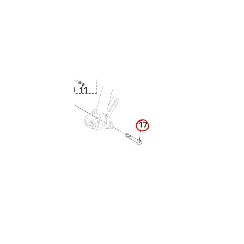M8x36 T.F 18 Flanged head screw