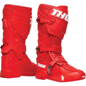 Bottes MX Thor Radial rouge
