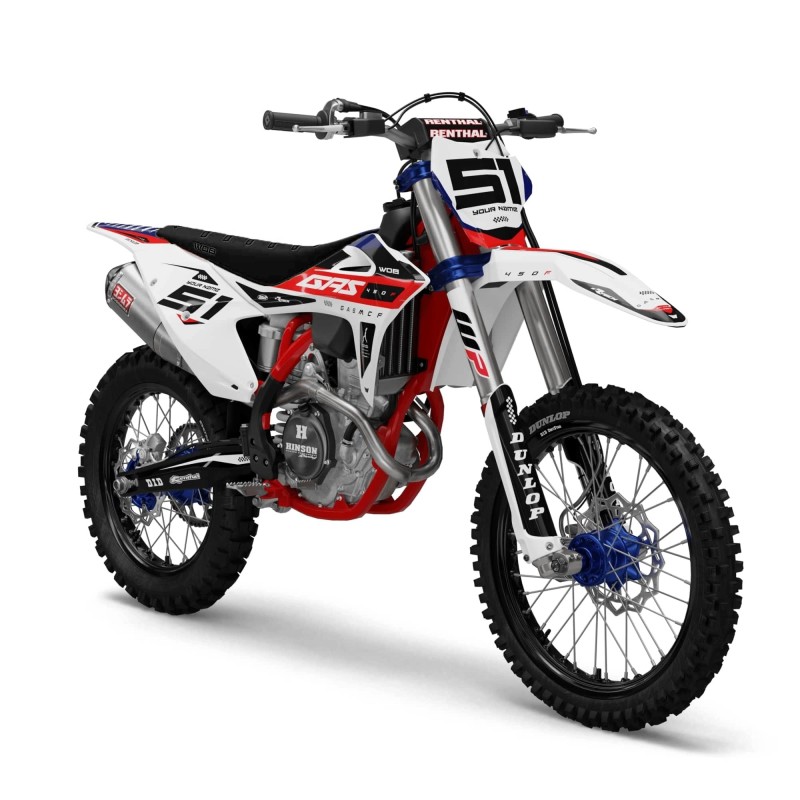 Kits déco moto GasGas “Prime White”