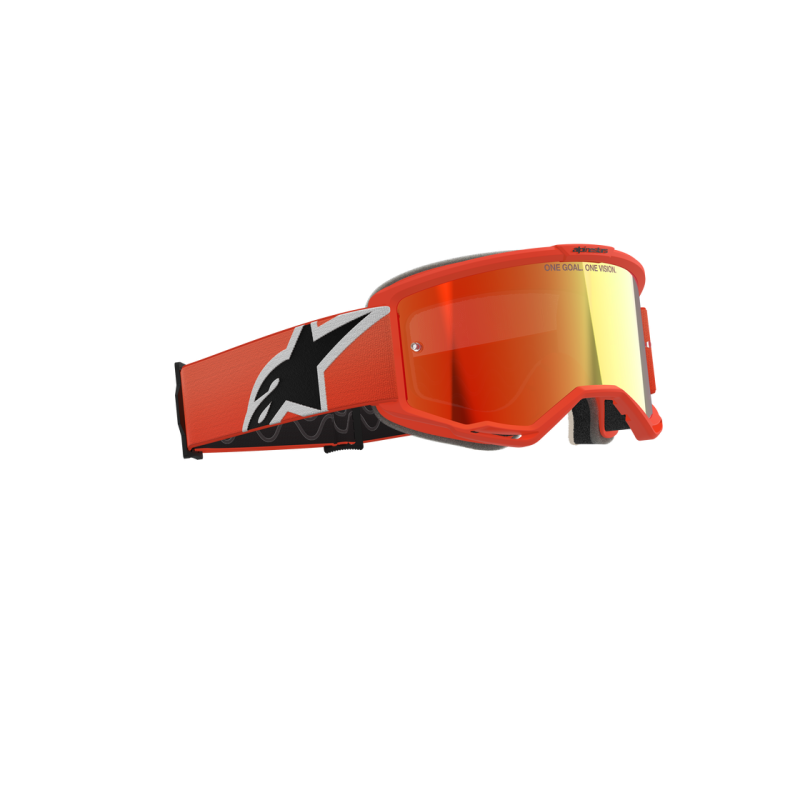 Masque Alpinestars Vision 5 Corp Orange Red Mirror