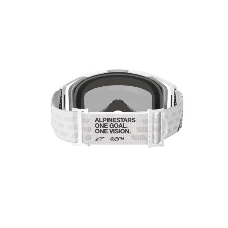 Alpinestars Vision 8 Corp MX-Brille White Mirror Silver