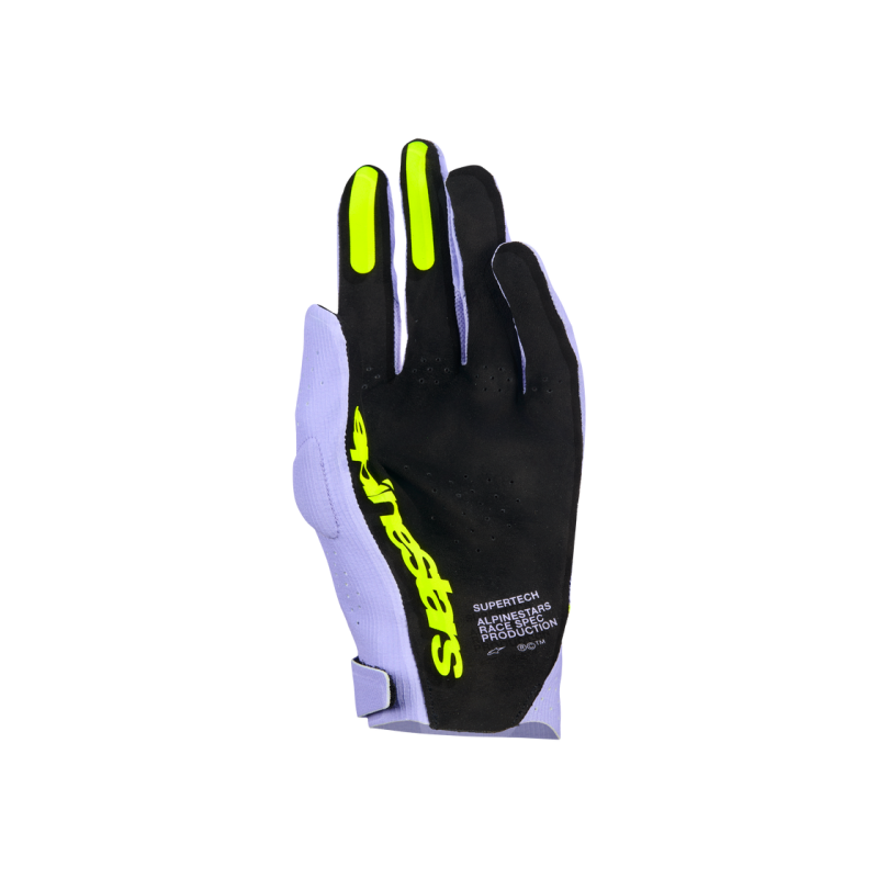 Handschuhe Alpinestars Supertech Lavender Violet Fluo Yellow