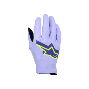 Handschuhe Alpinestars Supertech Lavender Violet Fluo Yellow