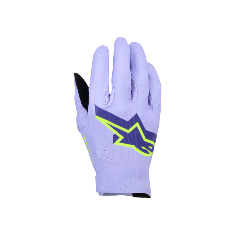 Gants Alpinestars Supertech Lavender Violet Fluo Yellow