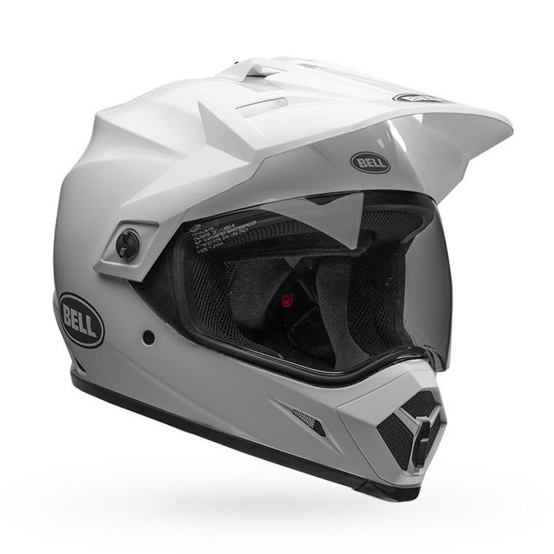Helm Bell MX-9 Adventure Mips white gloss