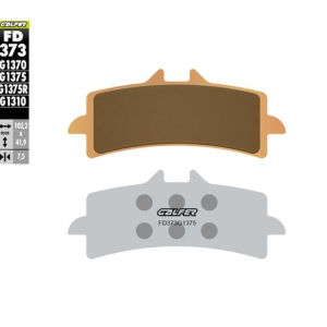 Galfer Sintered Brake Pads front | Kove 800 X PRO
