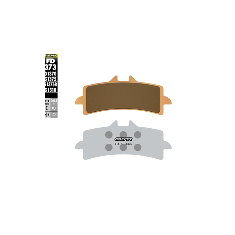 Galfer Sintered Brake Pads front | Kove 800 X PRO