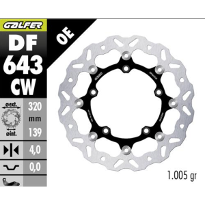 Front floating brake disc Galfer 320mm | Kove 800 X PRO