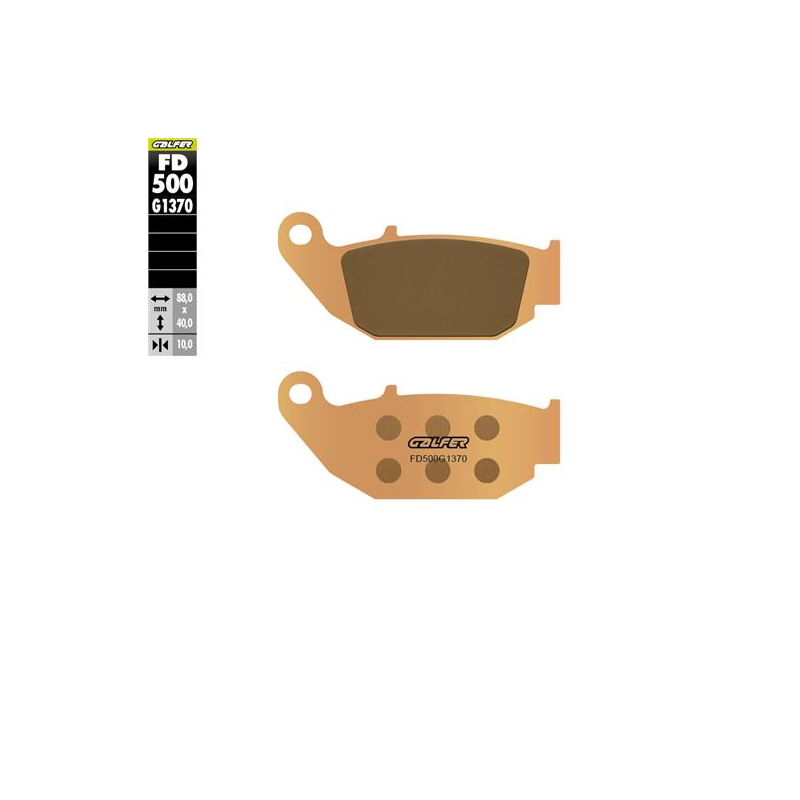 Rear sintered Brake Pads Galfer | Kove 800 / Honda CRF 250 L / CRF 300 L