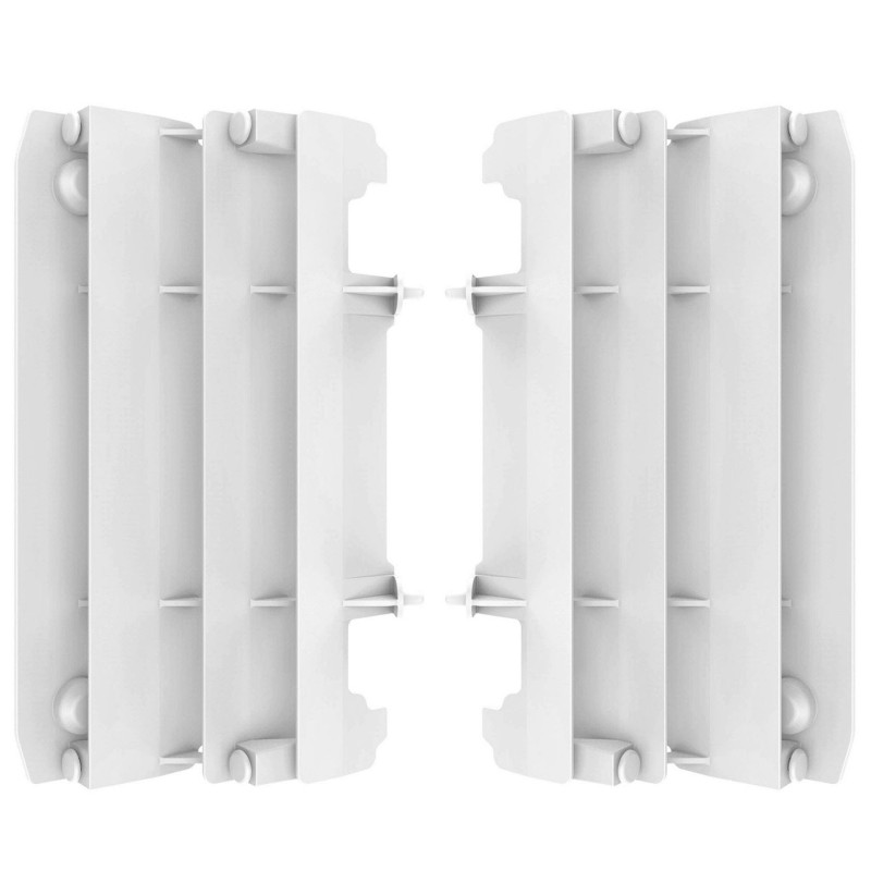 Protège-radiateur blanc Polisport | Yamaha YZ 125/250 06-21