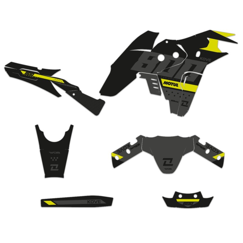 Kit Autocollants “Heritage Lime” Kove 800