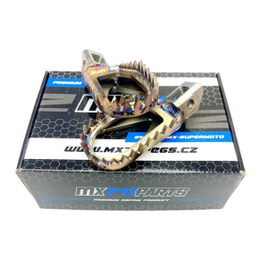 Stainless steel footpegs MX711 | Ktm - Husqvarna - GasGas 2023+