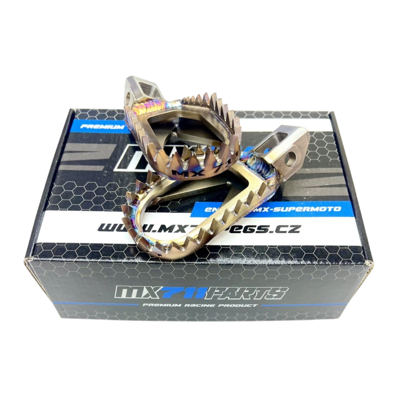 Stainless steel footpegs MX711 | Ktm - Husqvarna - GasGas 2023+