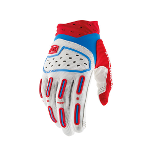 Handschuhe 100% Airmatic 2 Red White Blue