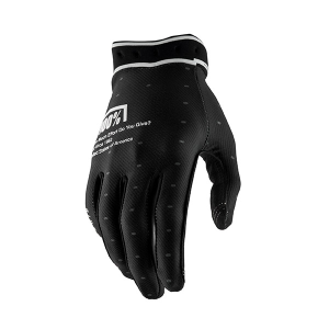 Gloves 100% Ridefit 2026 Black