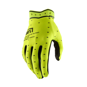 Gants 100% Ridefit 2026 Fluo Yellow