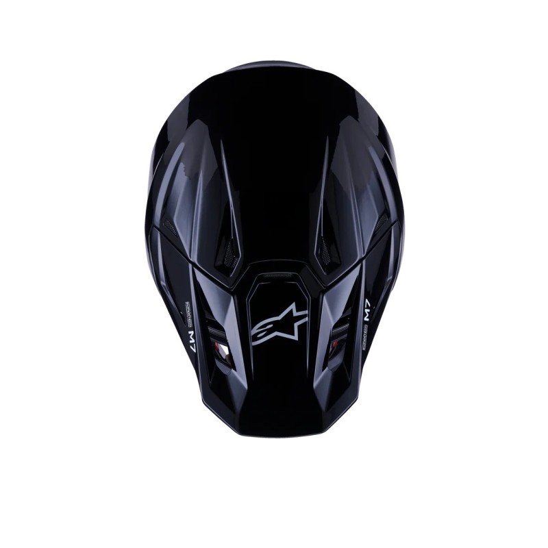 Casque Alpinestars SM7 Solid Black Glossy