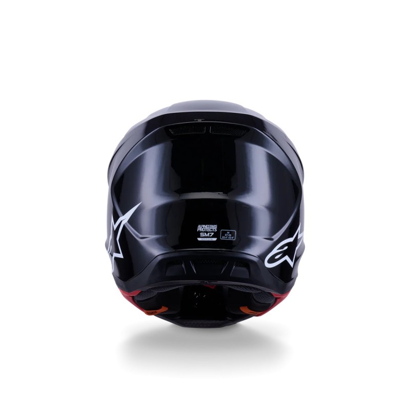 Helmet Alpinestars SM7 Solid Black Glossy