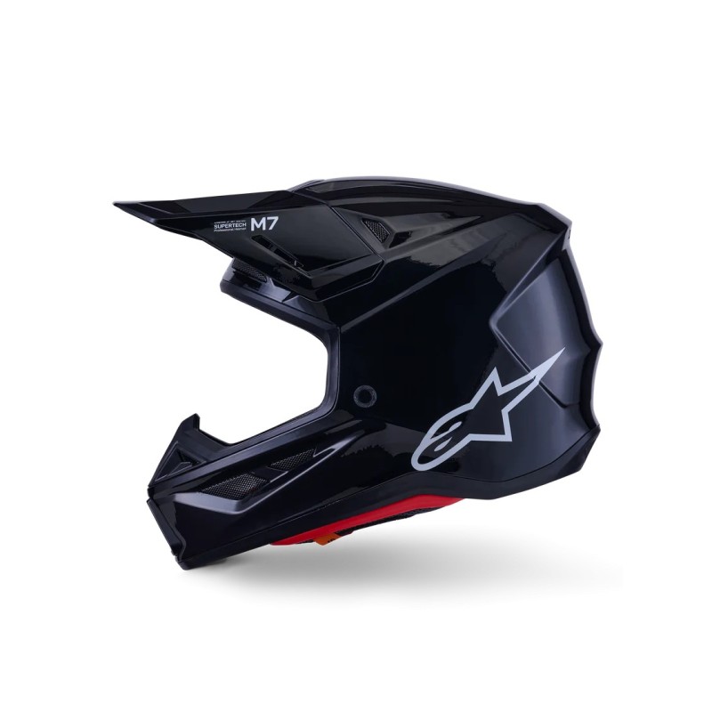 Casco Alpinestars SM7 Solid Black Glossy