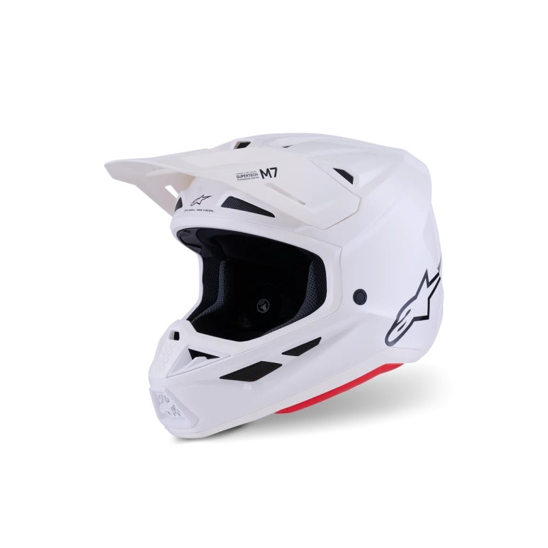 Casco Alpinestars SM7 Solid White Glossy
