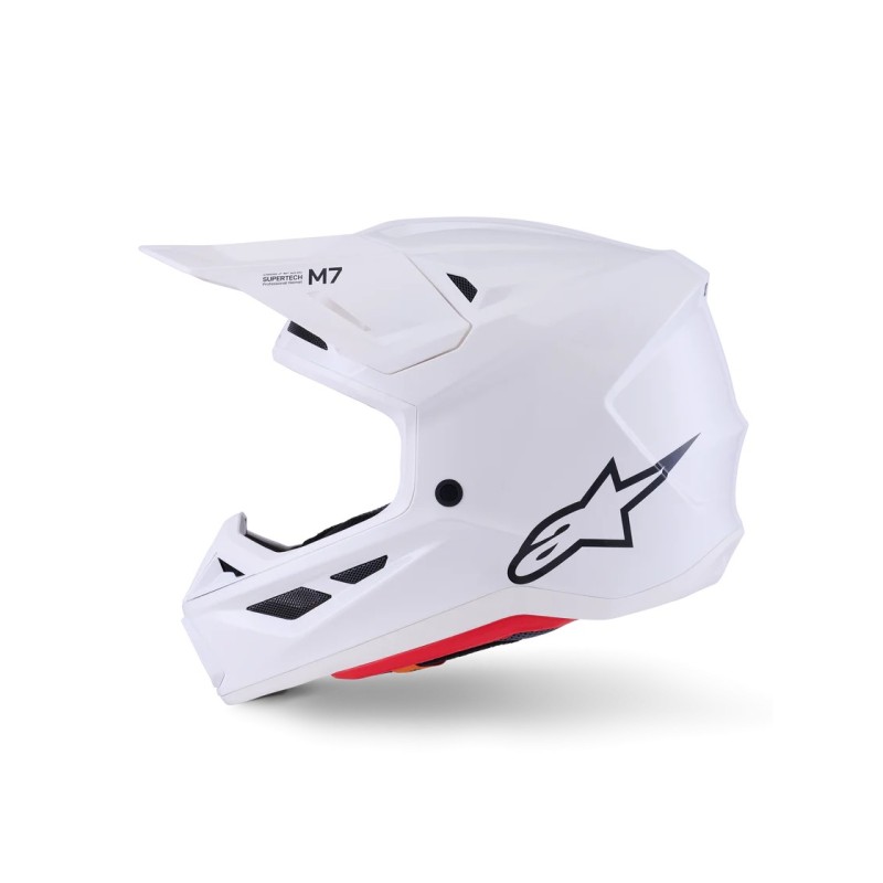 Casco Alpinestars SM7 Solid White Glossy