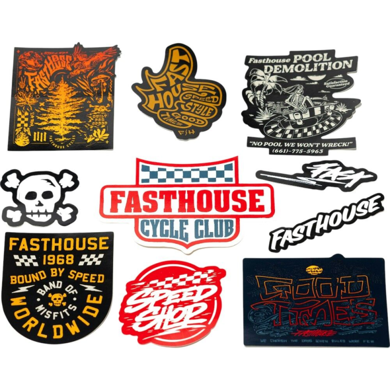 Fasthouse-Klebefolien (10er-Pack)
