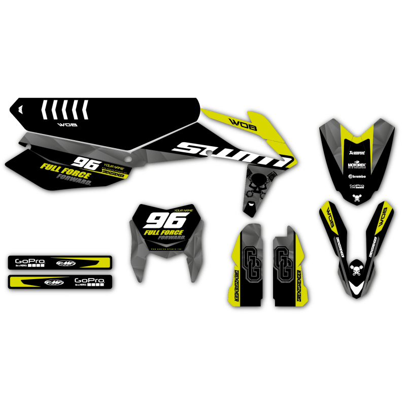 Kit grafiche SWM 125 R "Attack