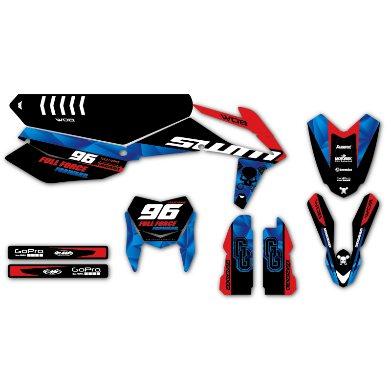 Kit grafiche SWM 125 R "Force