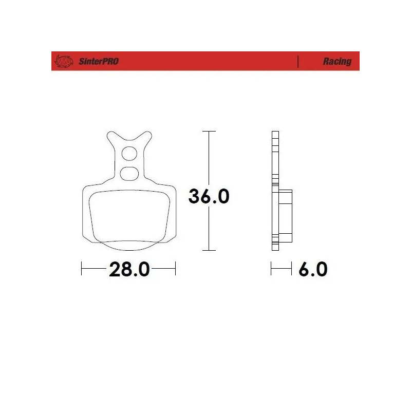 Brake pads MotoMaster Front/Rear | KTM SX 50 2024+ Husq TC 50 2024+