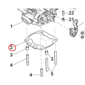 Base cylinder gasket oem | Fantic XE 300 2024+
