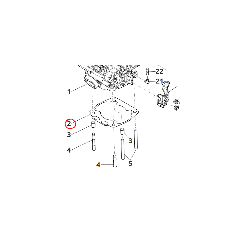 Joint de cylindre de base oem | Fantic XE 300 2024+