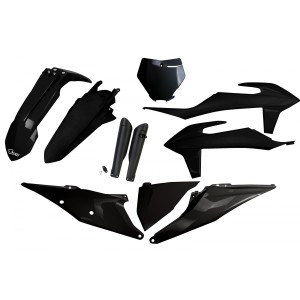 Kit plastiche completo Ufo nero | KTM SX-SXF 19-22 EXC-EXF 20-23