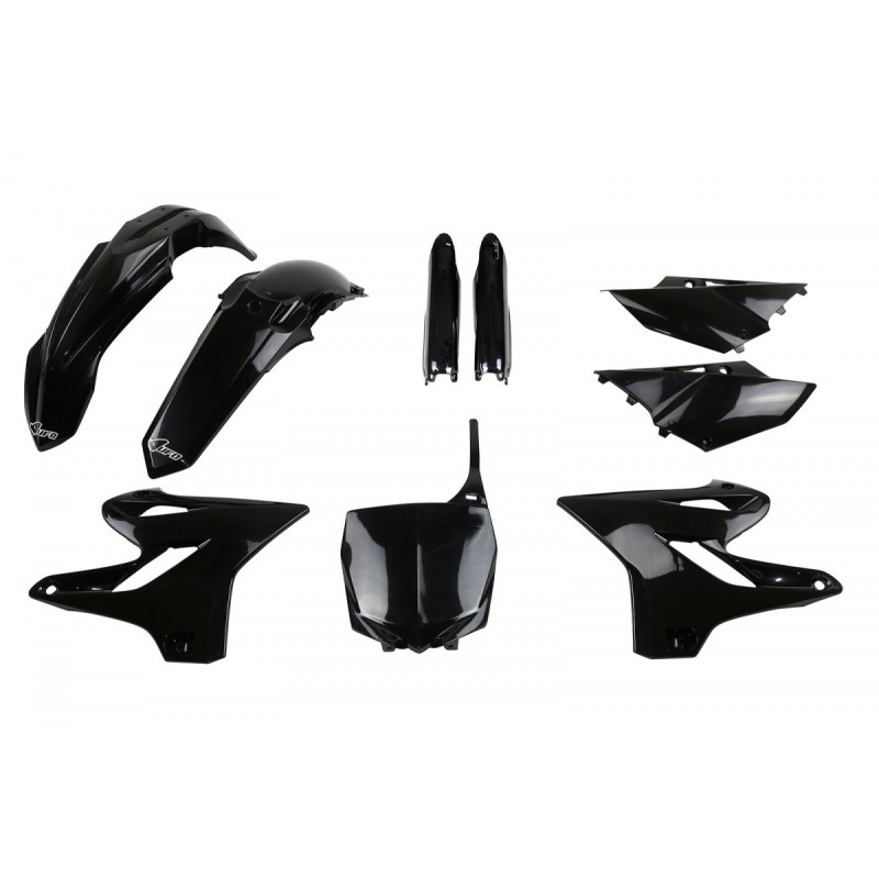 Kit plastique complet noir Ufo | Yamaha YZ 125/250 2015-2021