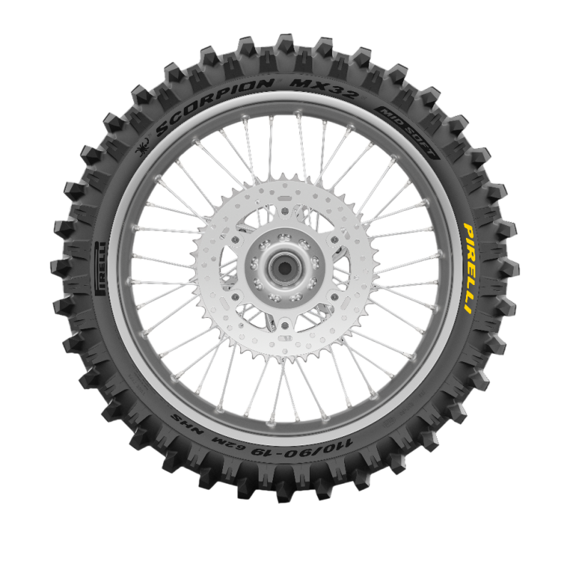 Gomma posteriore Pirelli MX 32 new MidSoft 100/90-19
