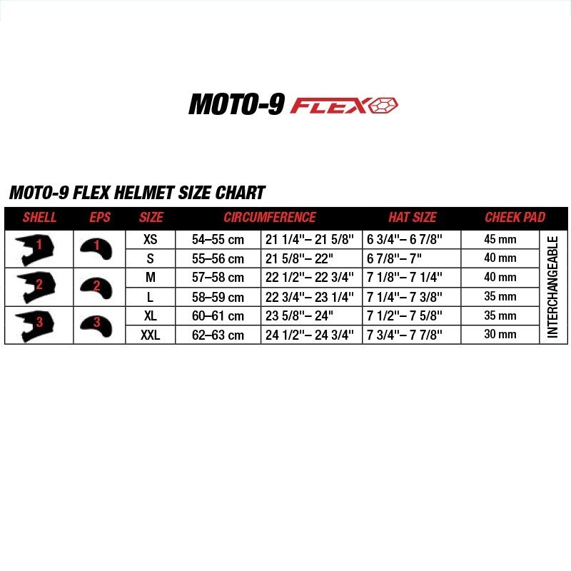 Helm Bell Moto-9S Flex Seven Vanguard CHARCOAL/ARANCIO OPACO (S)