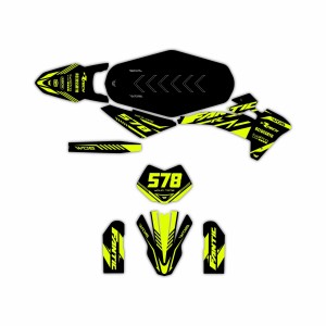 Kit déco Fantic “Racing Giallo Fluo”