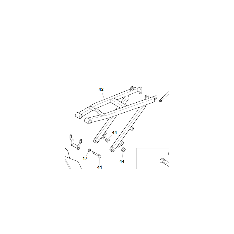 HM rear frame - Vent 50 models up to 2022