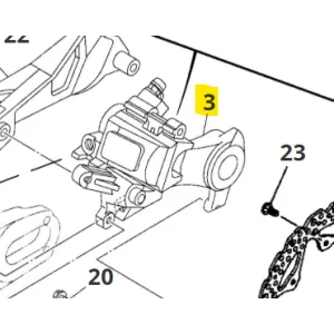 Bremssattel Nissin | Fantic XX XE 125 250 300 Yamaha YZ 125 250