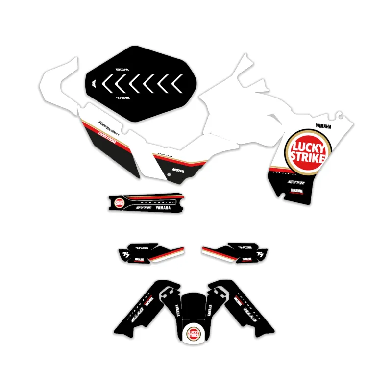 Kit Autocollants “Lucky Strike” Yamaha Ténéré 700