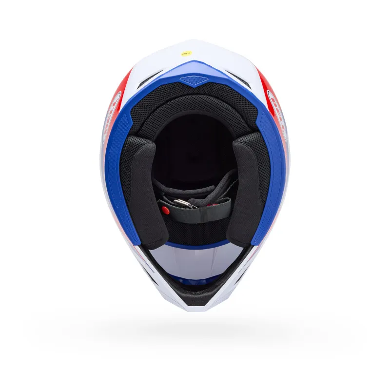 Casco Bell MX-10 Mips Dyno Red White