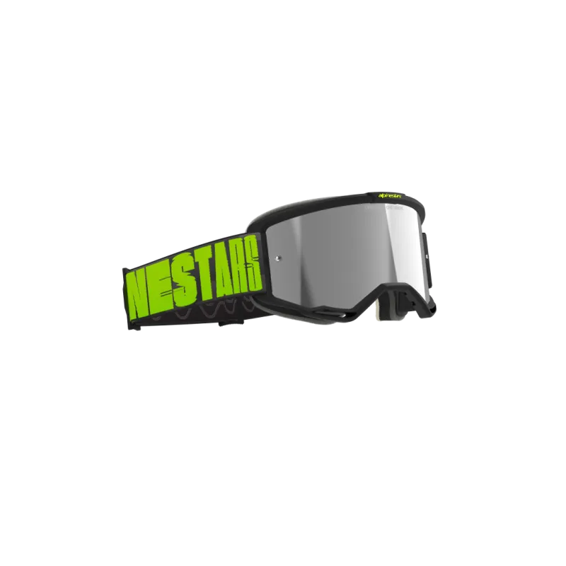 Mx Goggle Alpinestars Vision 5 Hollow Charcoal Yellow Fluo