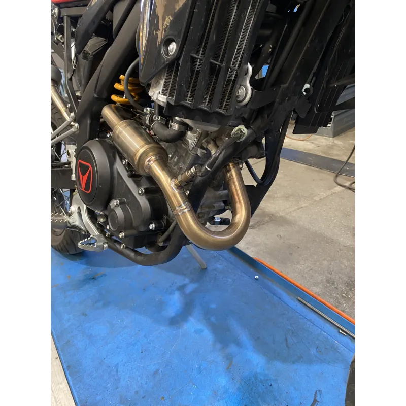 Auspuffanlage Scalvini Vent 125 4T 2022-2024 - schwarz Schalldämpfer