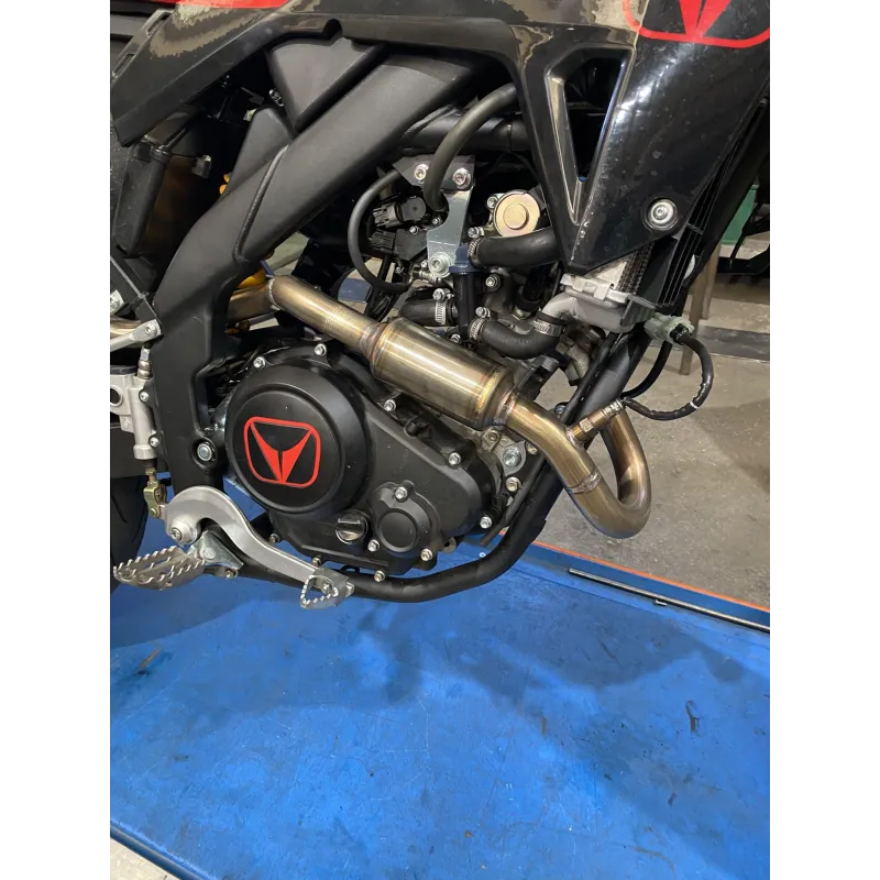 Complete exhaust Vent 125 4T 2022-2024 black silencer