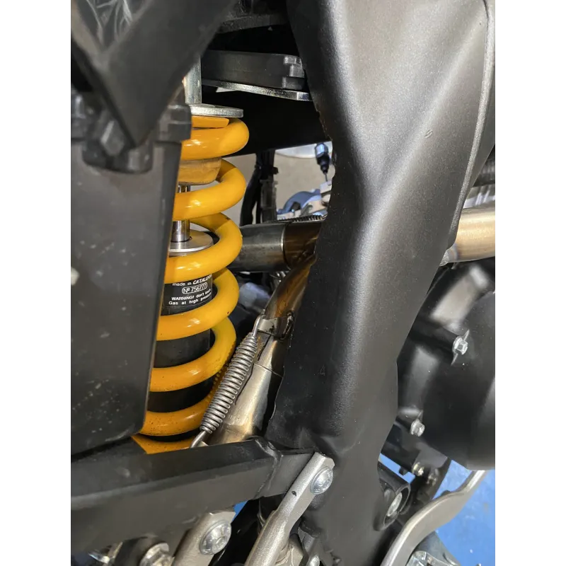 Auspuffanlage Scalvini Vent 125 4T 2022-2024 - schwarz Schalldämpfer