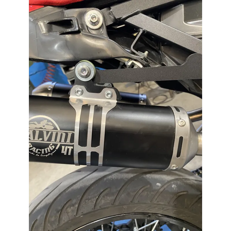 Complete exhaust Vent 125 4T 2022-2024 black silencer