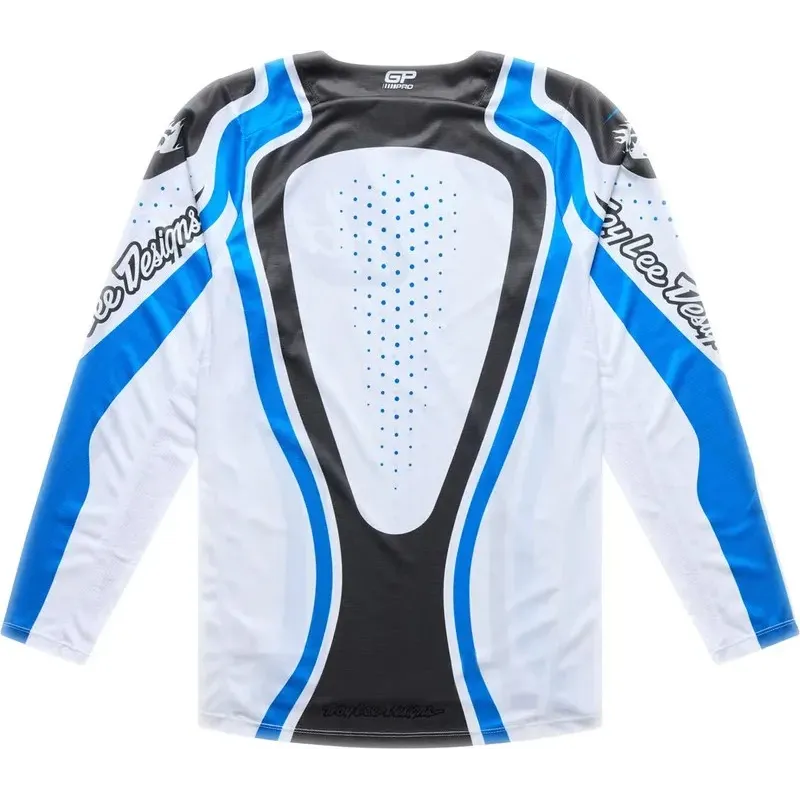 Maillot Cross Troy Lee Designs GP PRO Roller White Blue