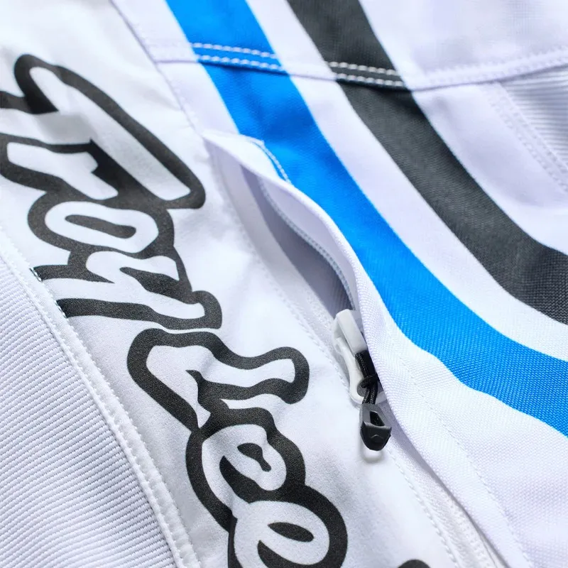 Pantalon Cross Troy Lee Design GP PRO Roller White Blue