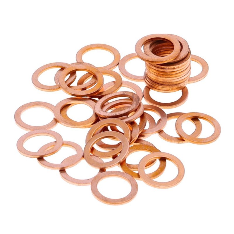 Rosettes - Rondelles universelles en cuivre pour vidange d'huile Athena